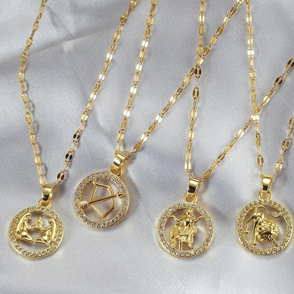 Gold Constellation Pendant Necklace