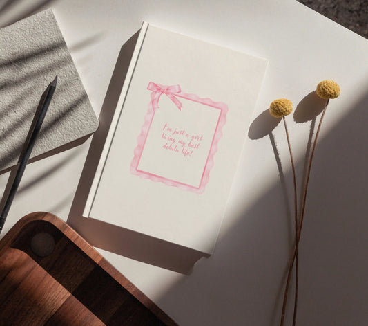 pink bow journal