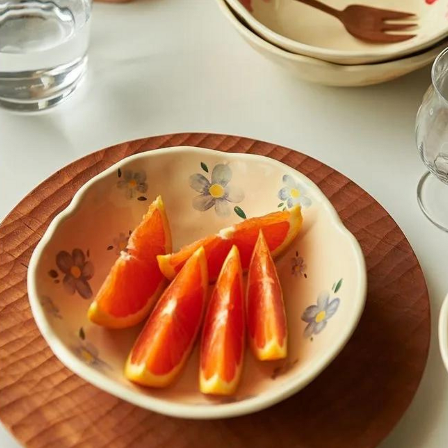 Cottagecore Floral Breakfast Bowl