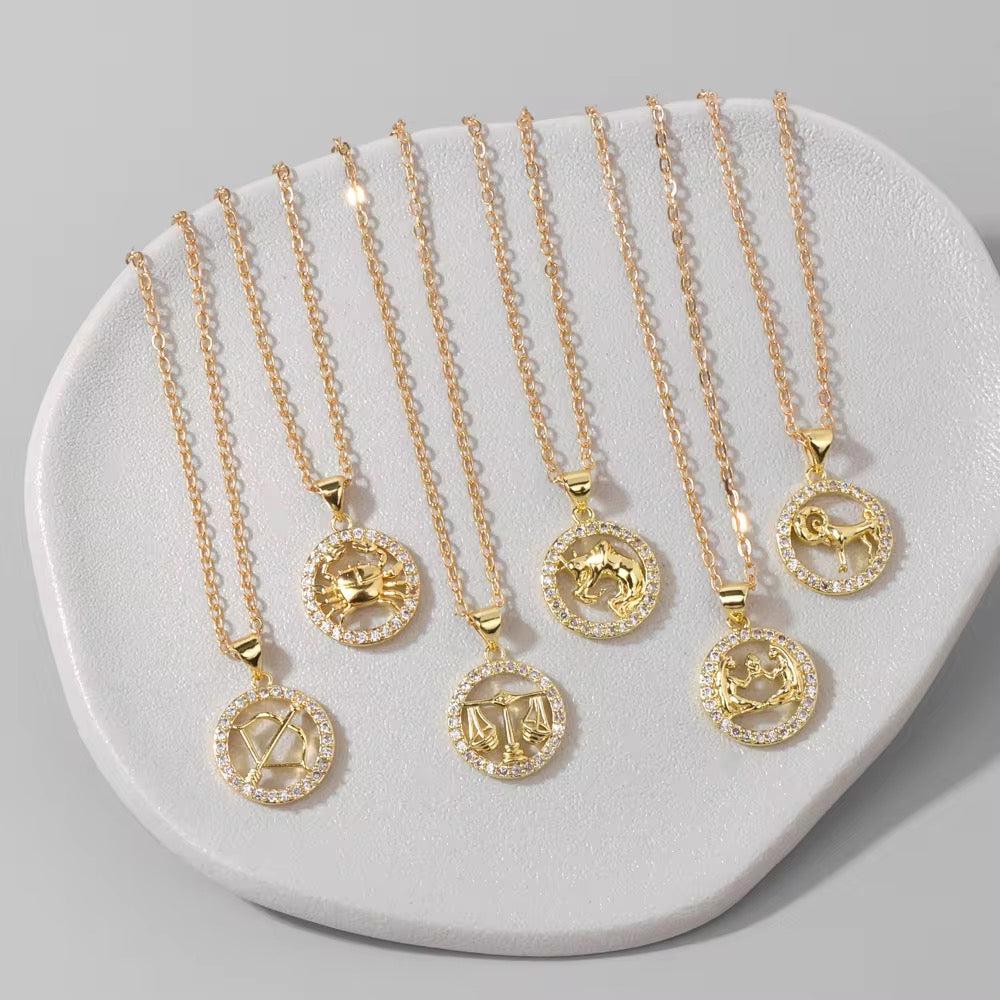 Gold Constellation Pendant Necklace