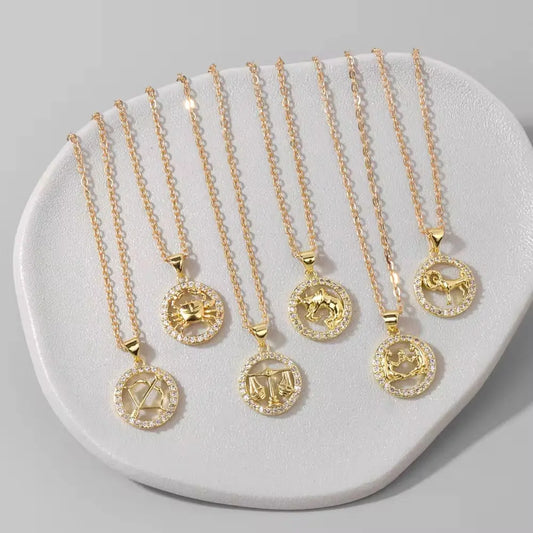 Gold Constellation Pendant Necklace CreativeFemininity