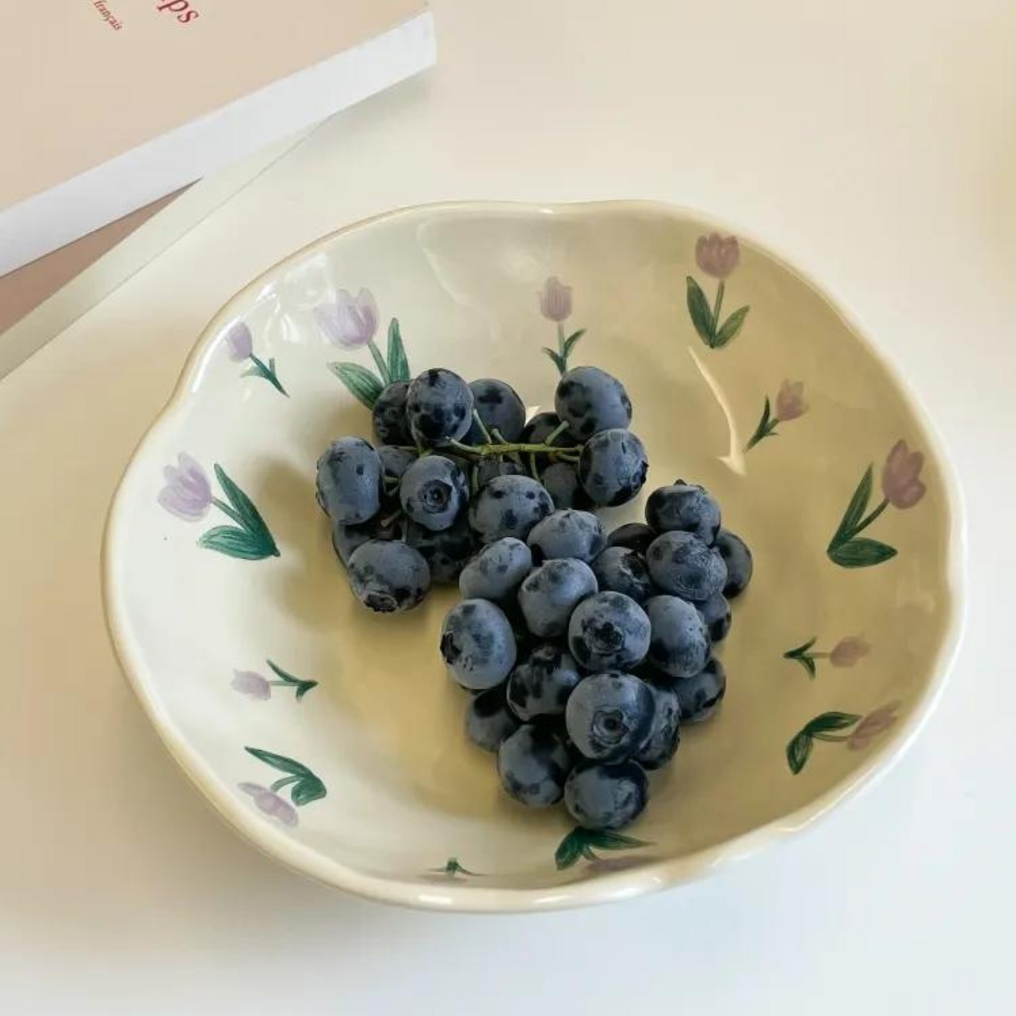 Cottagecore Floral Breakfast Bowl