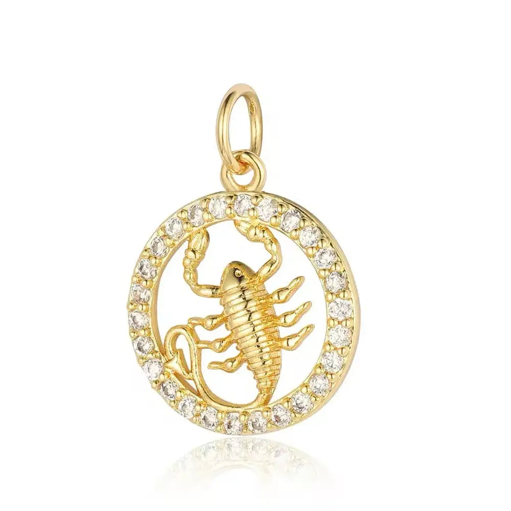 Gold Constellation Pendant Necklace CreativeFemininity