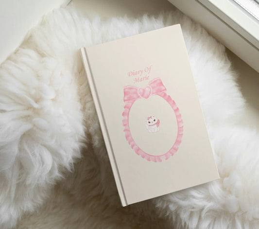 pink personalised journal