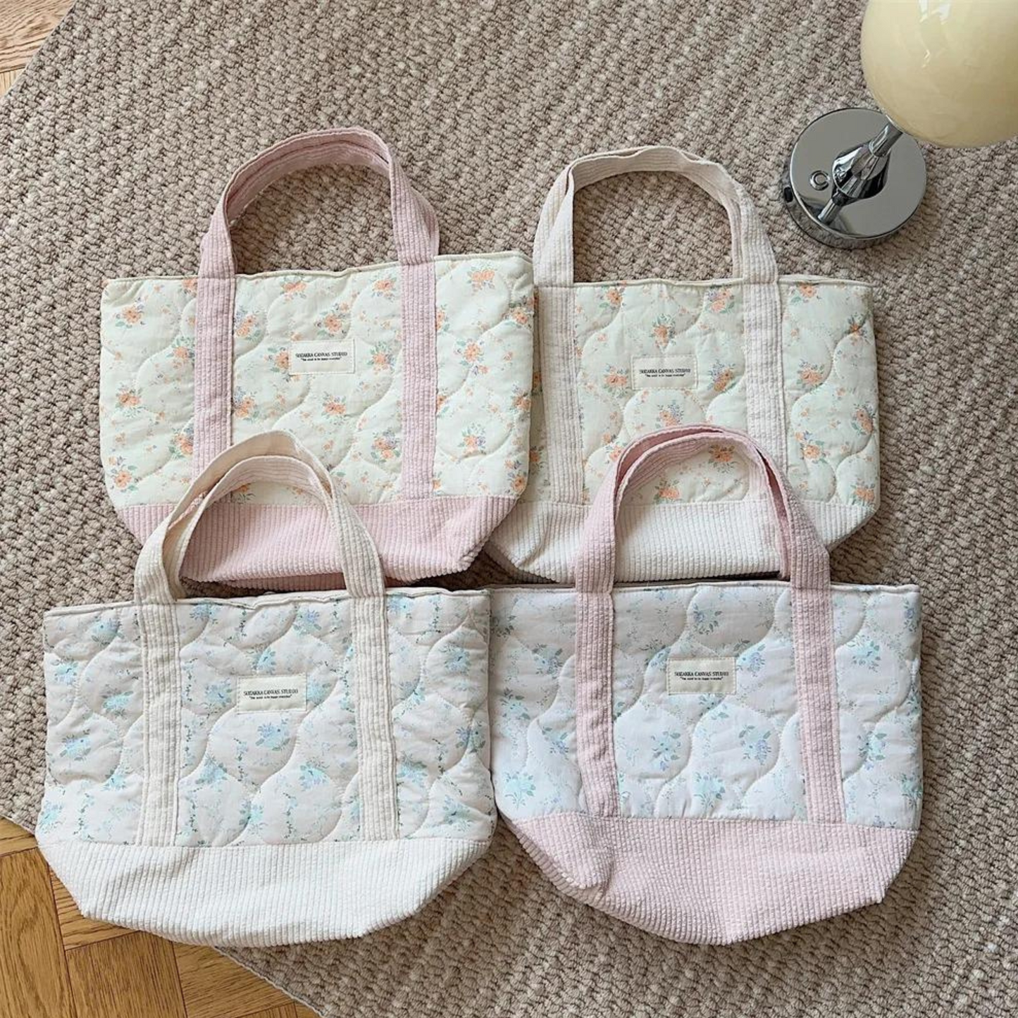 Cute quilted tote bags