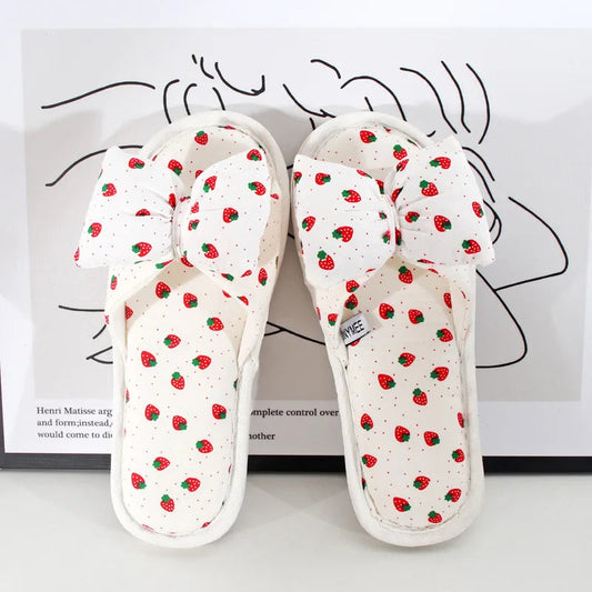 Strawberry & Cherry Slider Slippers Creative Femininity