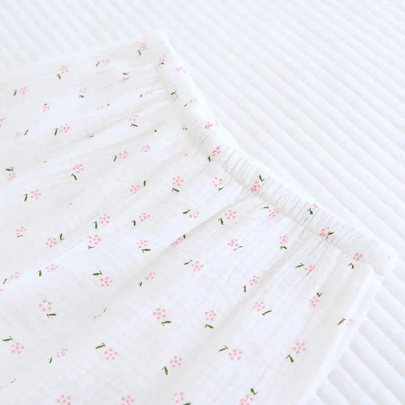 Pink & White Ditsy Pyjamas CreativeFemininity