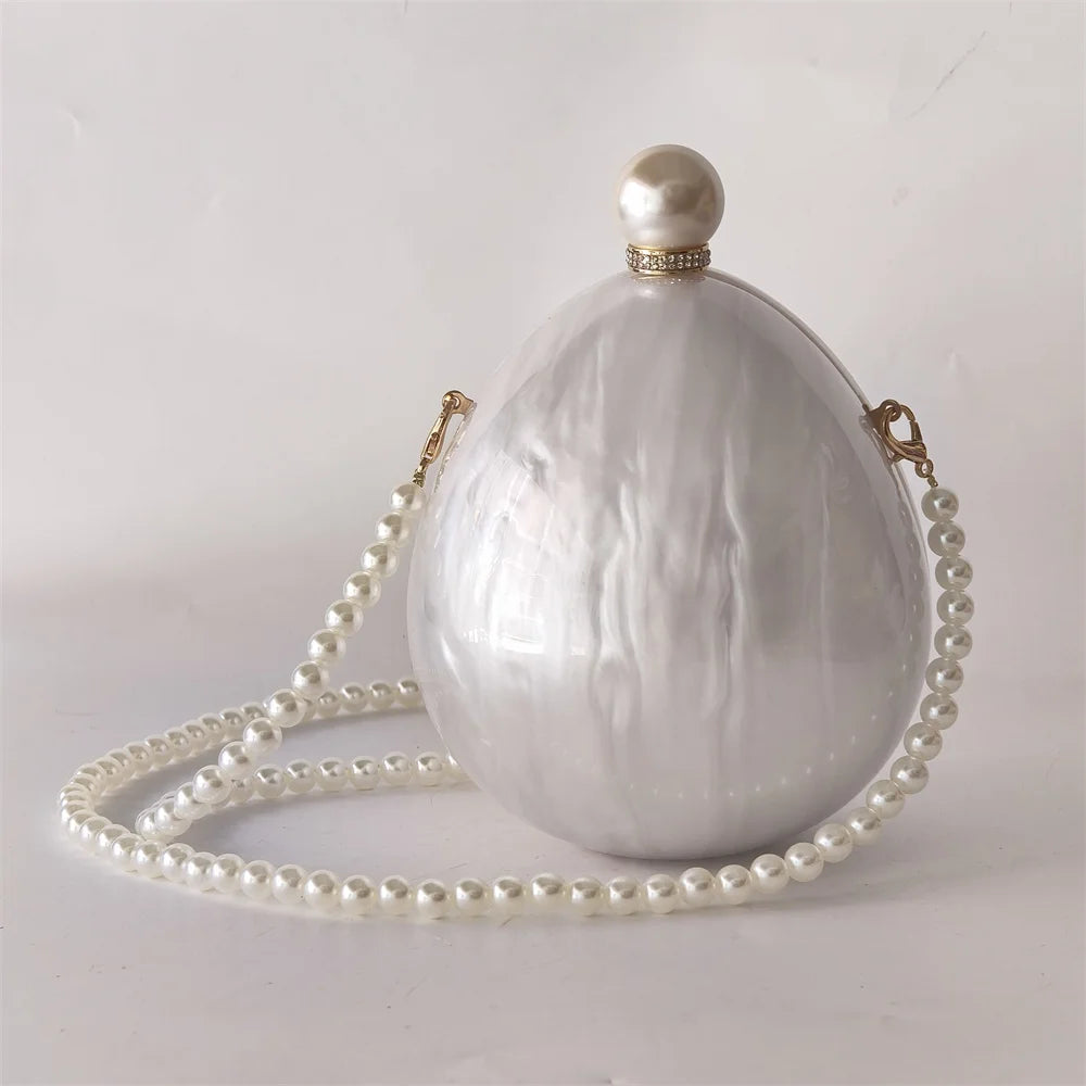 Pearl Egg Acrylic Handbag Creative Femininity