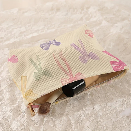Rainbow Ribbon Make Up Bag Creative Femininity