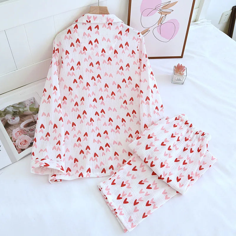 girly coquette pyjama set