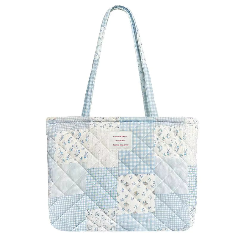 Summer Quilted Floral Tote Bag - All Colours Creative Femininity