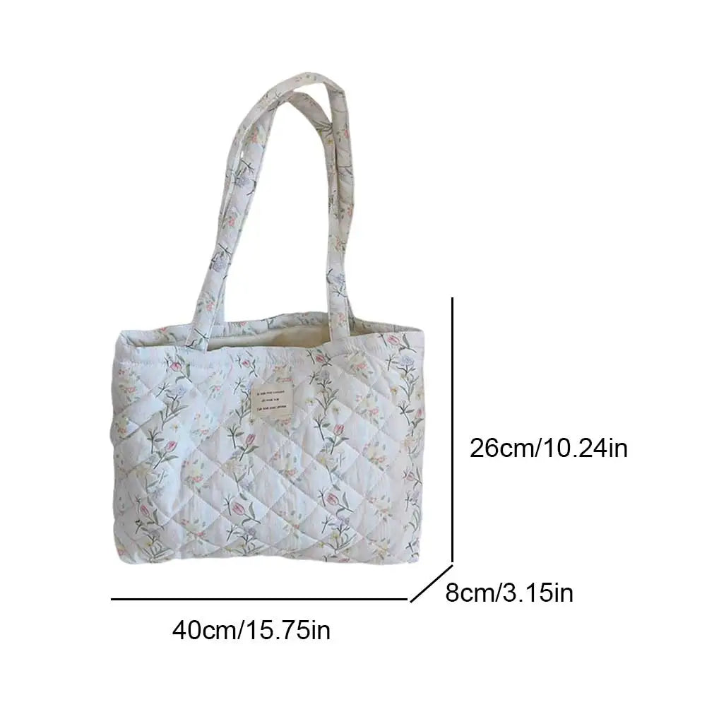 Summer Quilted Floral Tote Bag - All Colours