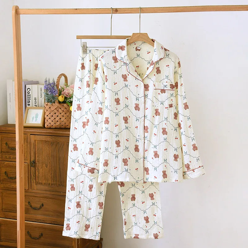 Teddy Bear & Bow Pjs