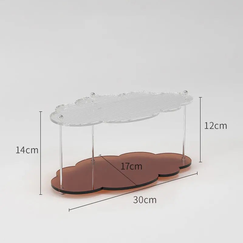Double Tier Perfume & Make Up Stand CreativeFemininity