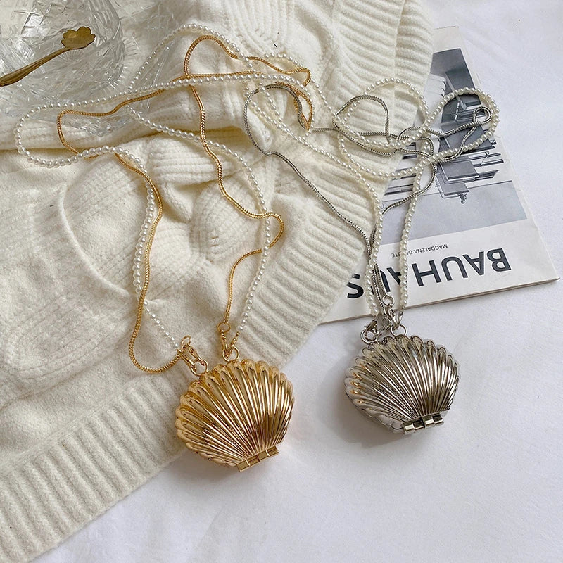 mini shell hand bag