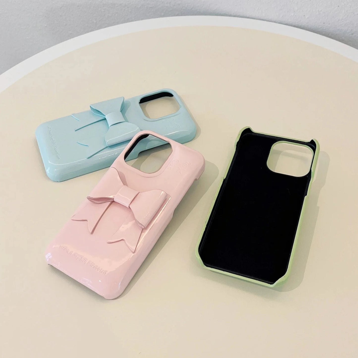 coquette iPhone case with bow