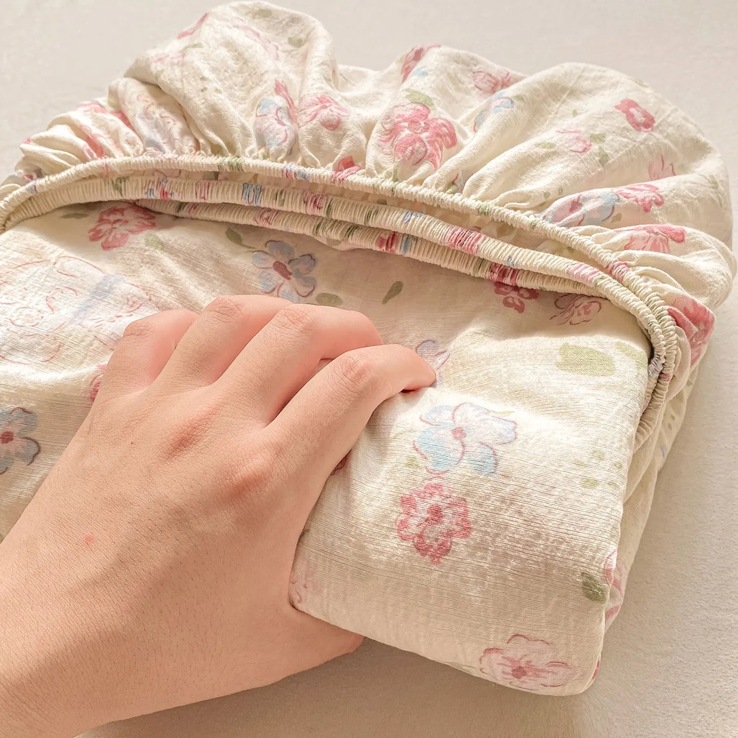 Ditsy Floral Fitted Sheet & Pillowcase Set Creative Femininity
