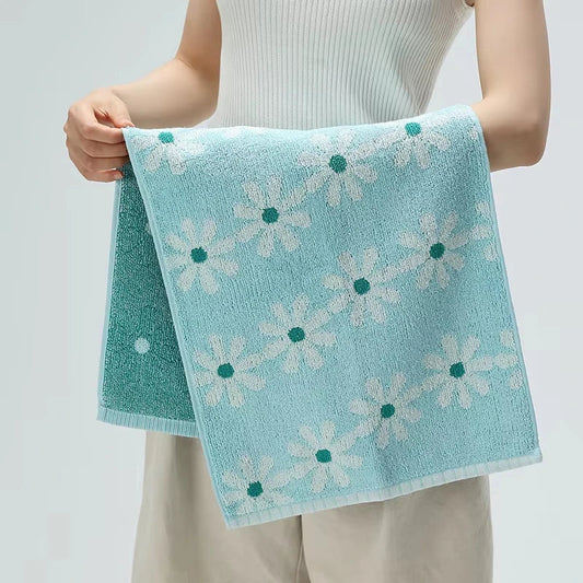 Cute Flower Pure Cotton Towels Soft Face Kids Towel Towel Adult Bath Absorbent Household Towels Creative Femininity