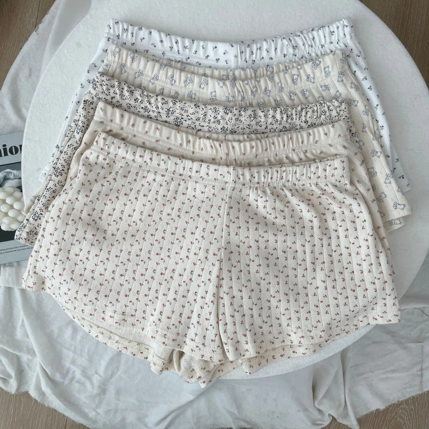 Floral Cotton Lounge Short