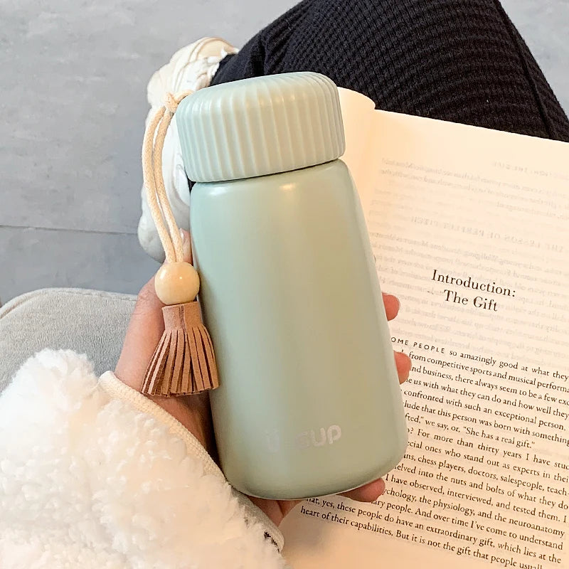green mini flask