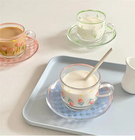 Floral Tea Party Cup & Saucer CreativeFemininity