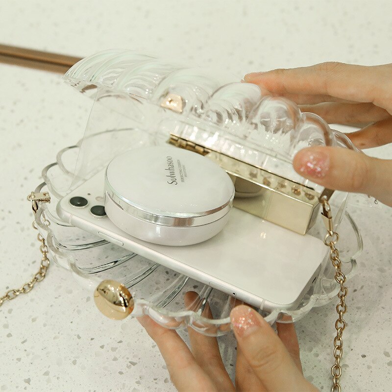 Acrylic Shell Hand Bag
