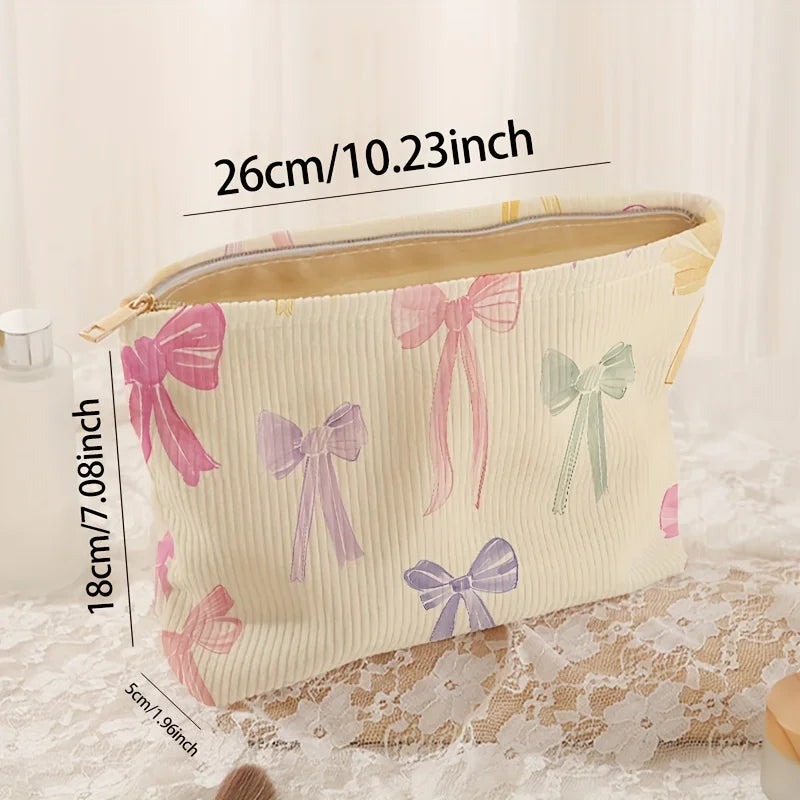 Rainbow Ribbon Make Up Bag