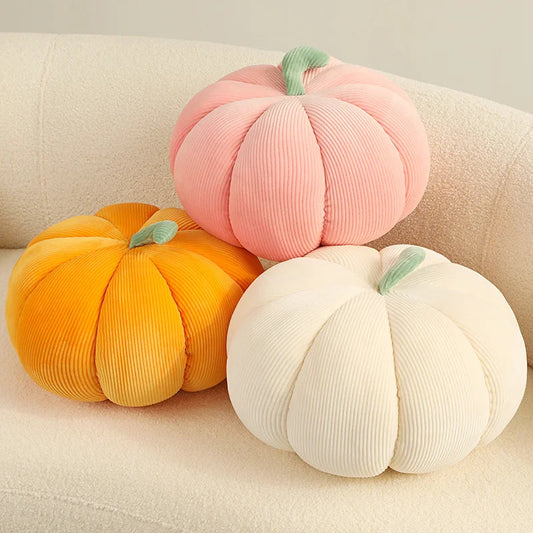 Velvet Pumpkin Shape Pillows Creative Femininity