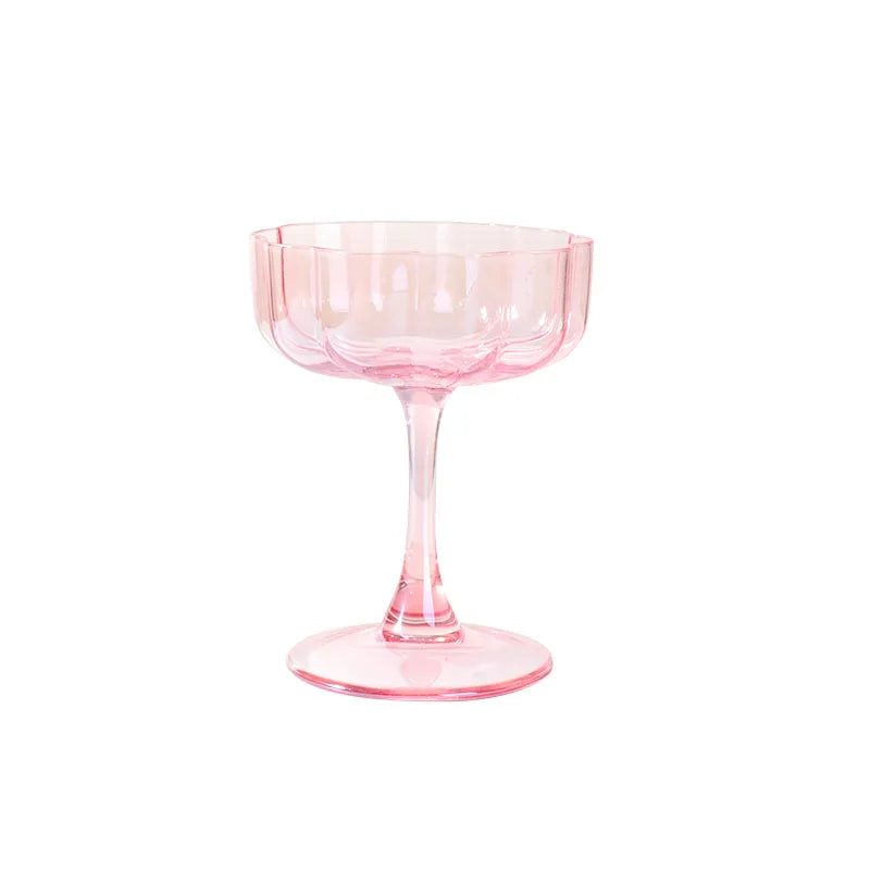 Ottilie Glass Petal Champagne Glass Creative Femininity