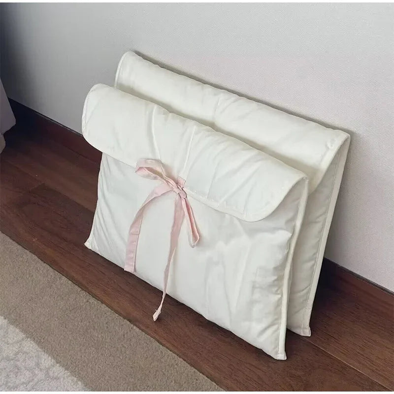quilted laptop case with bow