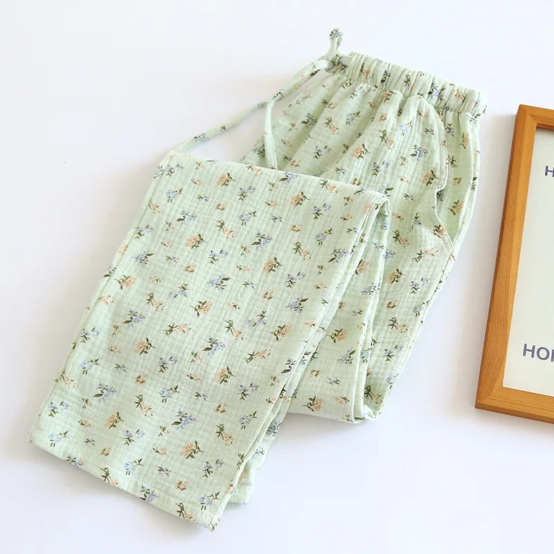 Cotton Comfy Floral Lounge Bottoms