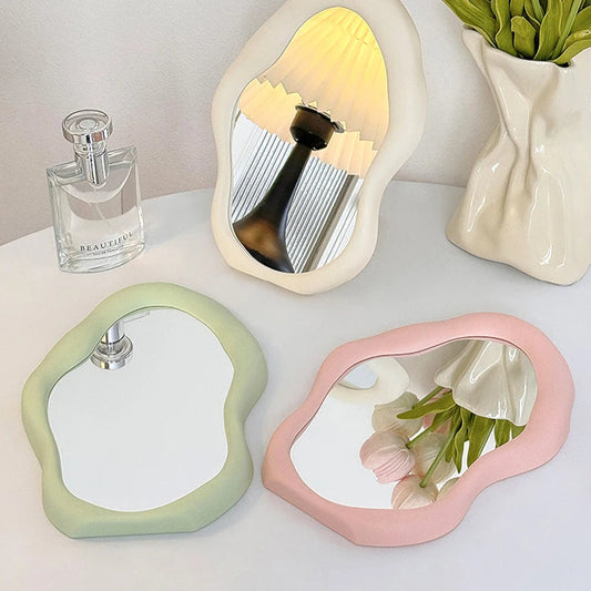 Irregular Wavy Vanity Mirror Creative Femininity