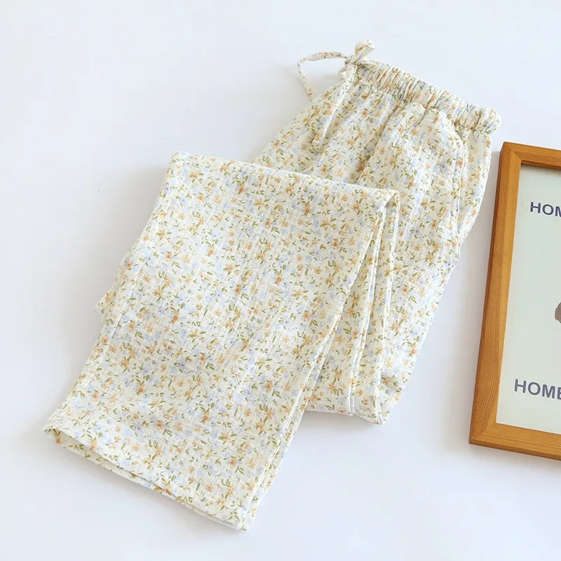 Cotton Comfy Floral Lounge Bottoms
