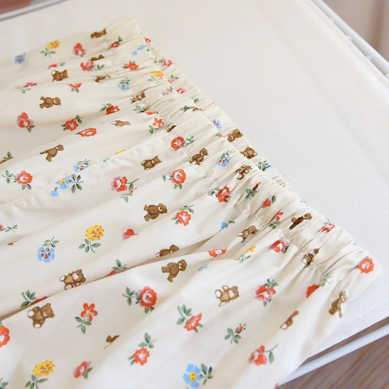 Long Sleeve Teddybear Pjs