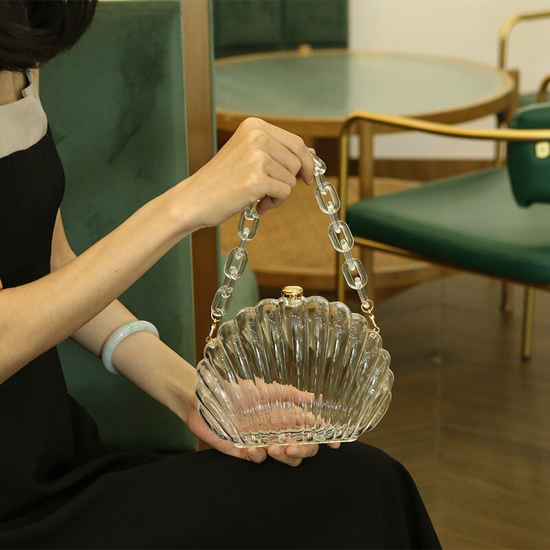 Acrylic Shell Hand Bag