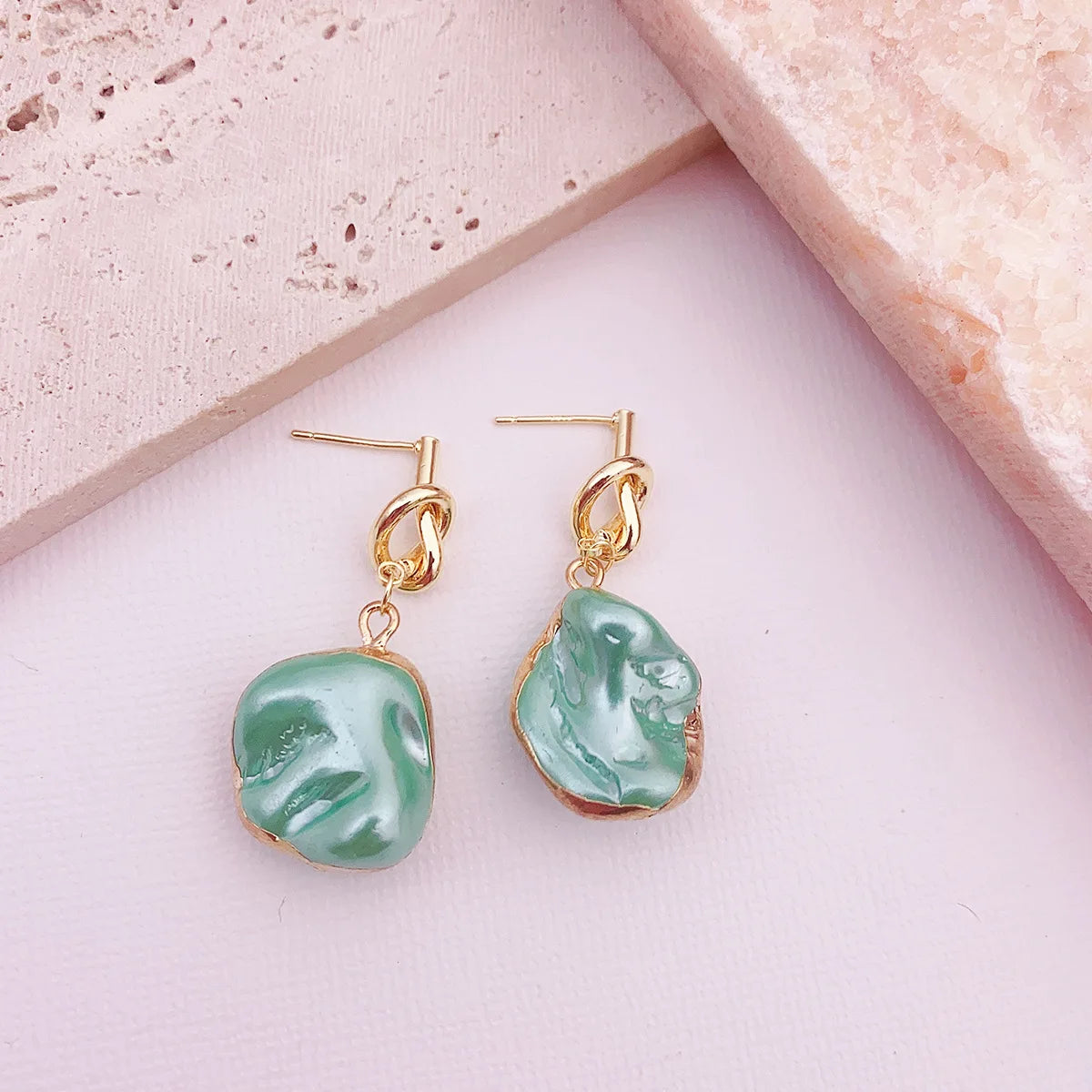 beautiful turquoise drop earrings