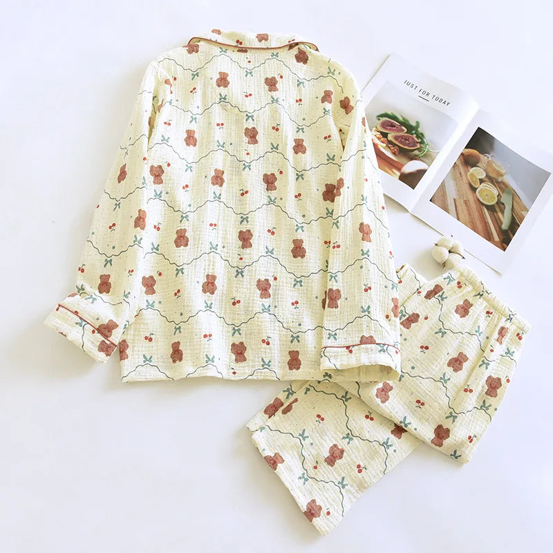 Teddy Bear & Bow Pjs