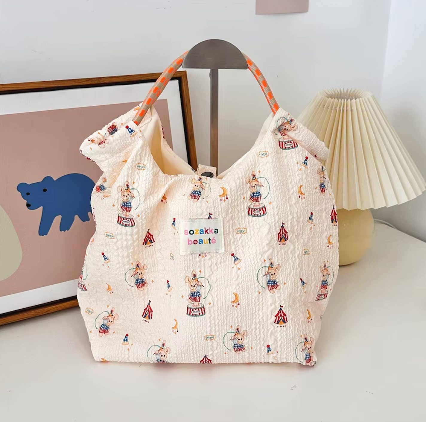 Teddybear & Bow Bento Handbag Creative Femininity