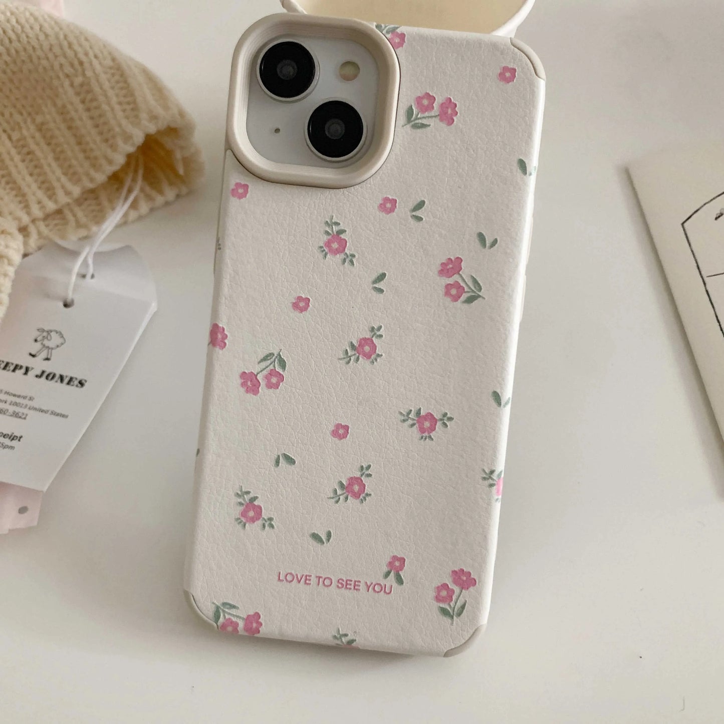 pretty pink iPhone case