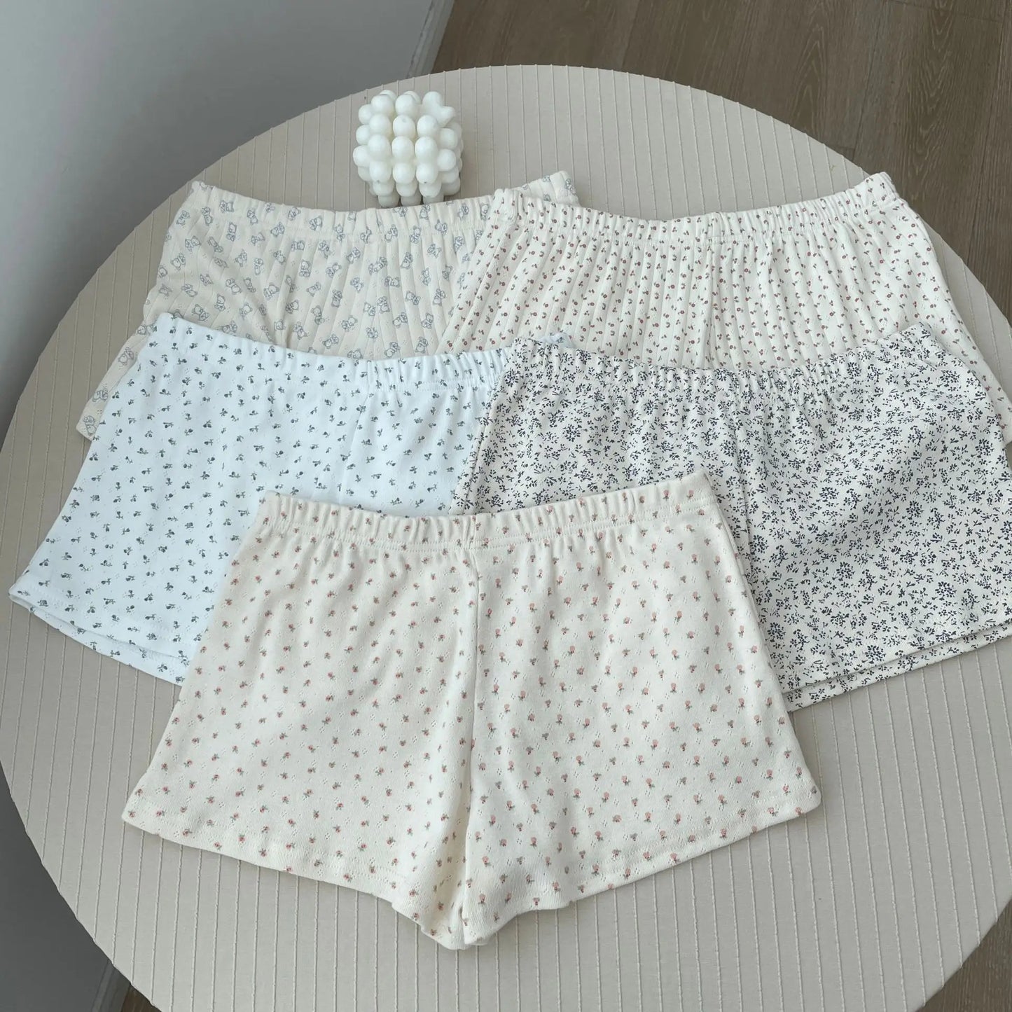 Floral Cotton Lounge Short