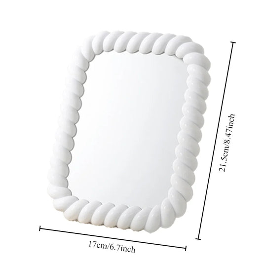 Candy Twist Rectangle Table Mirror Creative Femininity