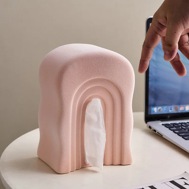 Arched Ceramic Decorative Tissue Box