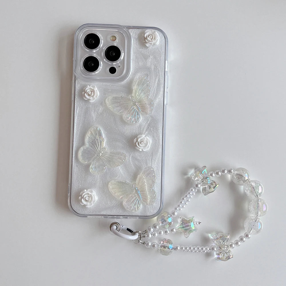 3d butterfly phone case