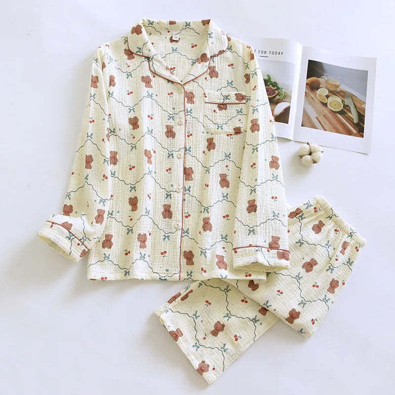 Teddy Bear & Bow Pjs