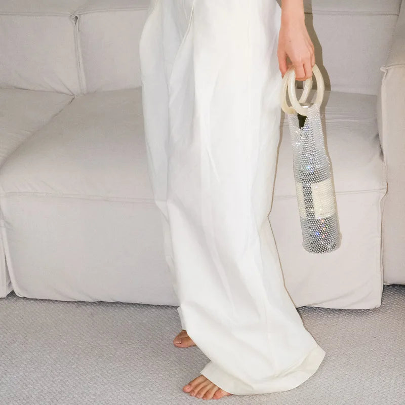 Diamanté Wine Carrier Bag