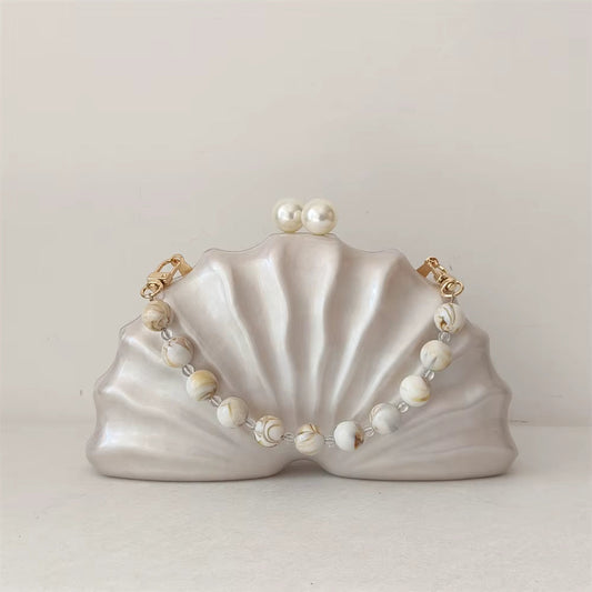 Shell Shape Clutch Minaudière - All Colours Creative Femininity