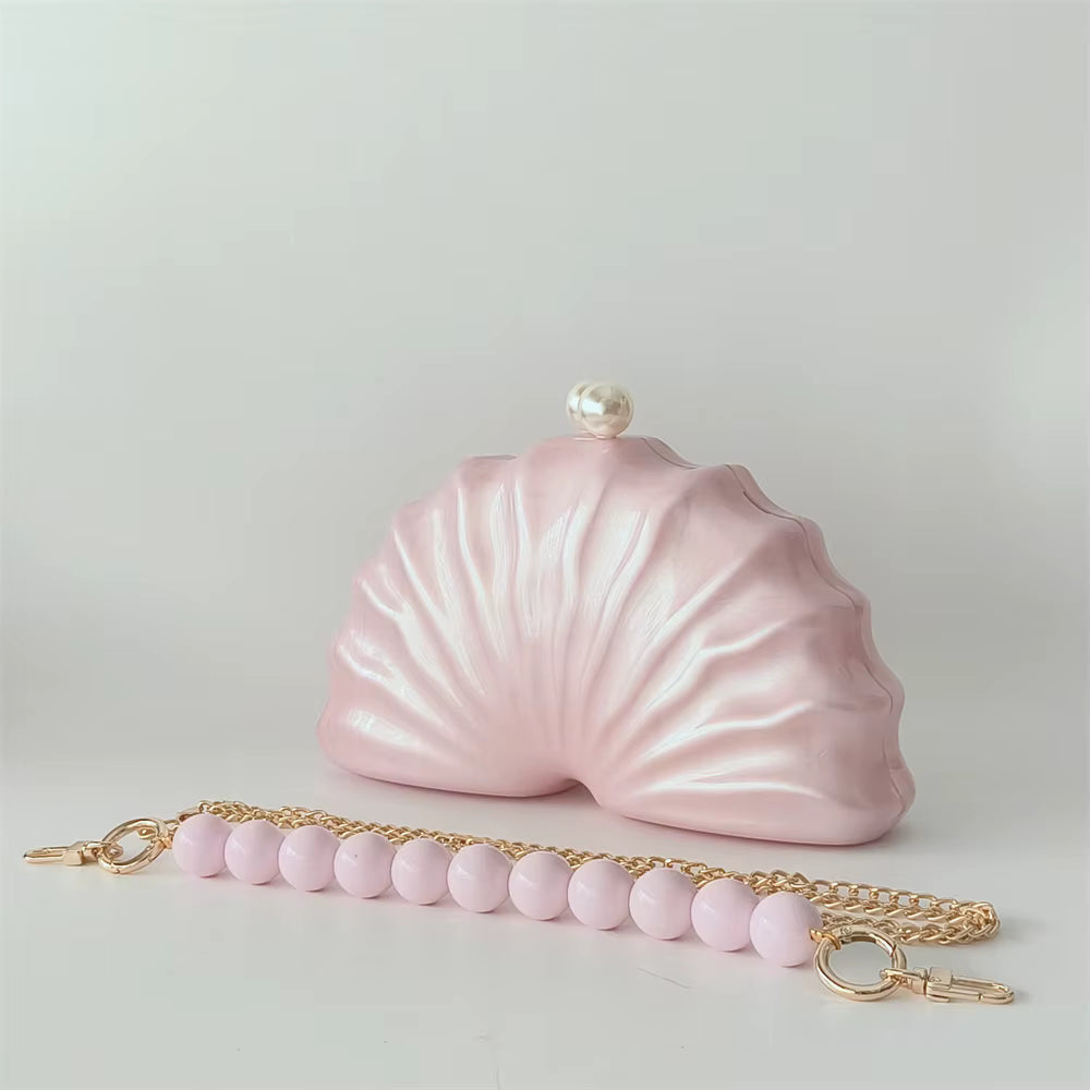 Shell Shape Clutch Minaudière - All Colours Creative Femininity