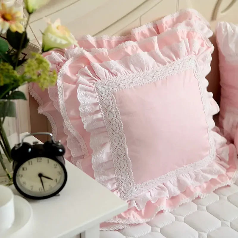 pink coquette pillow