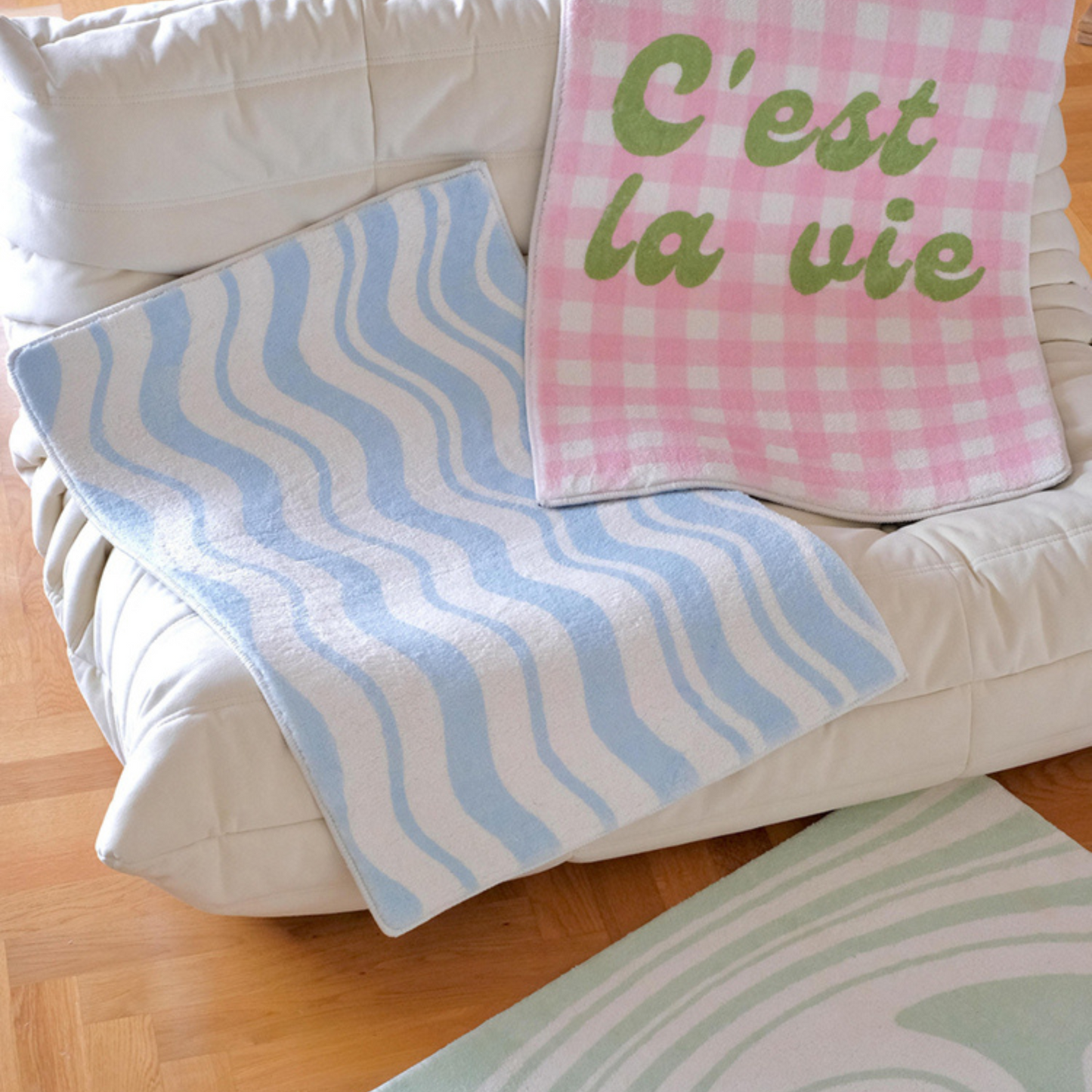 pink kawaii rug