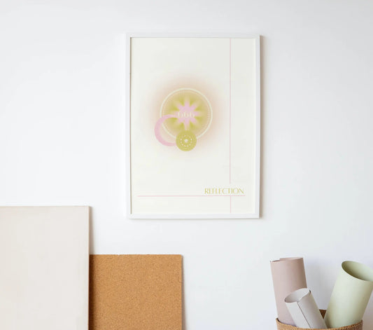 666 Angel Number Wall Art Print CreativeFemininity